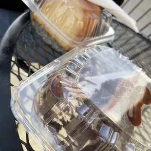 2 slices of cake! Deelish!!