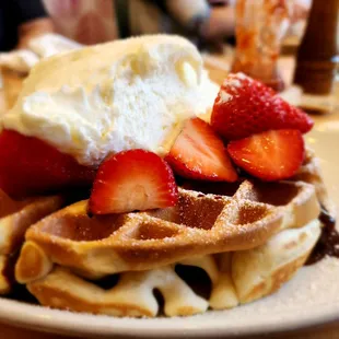 Chocolate Dipped Waffle