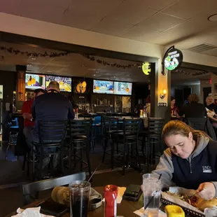 a woman eating a meal
