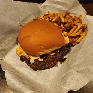 One of their burgers