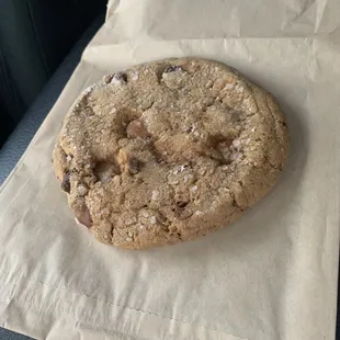 Salted Caramel Chocolate Chip Cookie