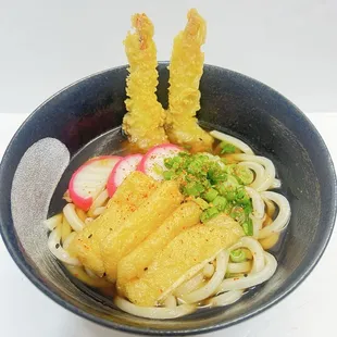Tempura udon so good!!