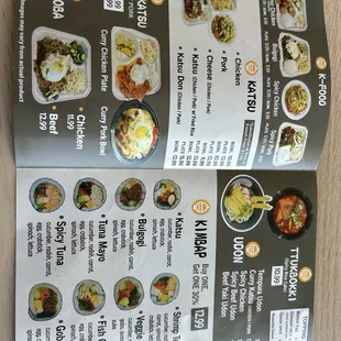 Updated menu February 2025