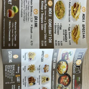 Part 2 of updated menu