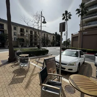 Outside