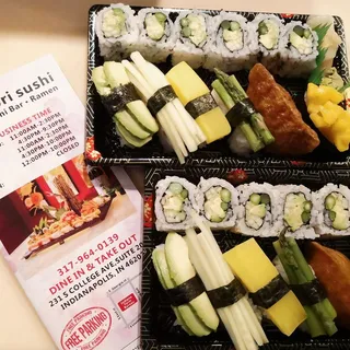 6. Vegetable Sushi Combo