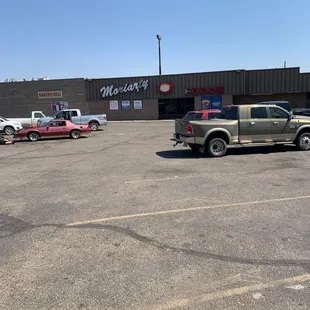 It's in a small strip mall. Not bad. Not great