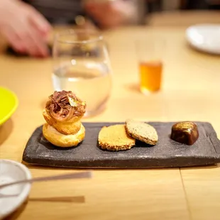 One of a couple dessert courses