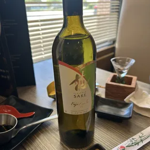 Our sake that we enjoyed