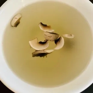 Japanese clear soup perfect palette cleanser