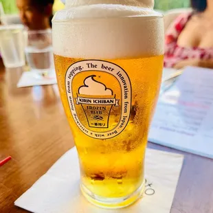 Kirin Ichiban "Frozen Beer"
