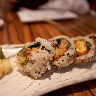 Softshell crab roll