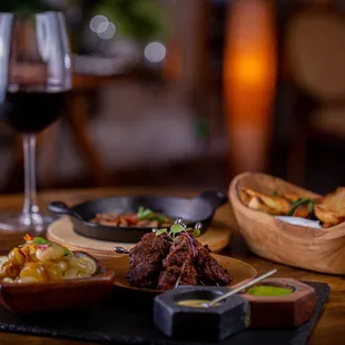 Filet Mignon and Wine