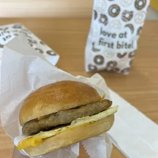 sausage biscuit