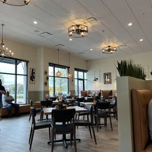 Inside of restaurant. Very new and clean.