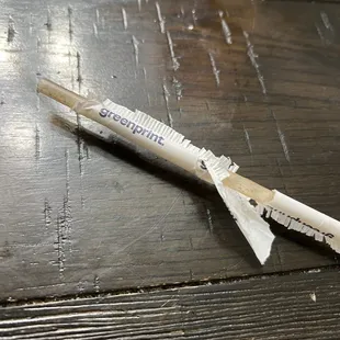 Straw from online order??? Disgusting!