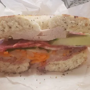 Vietnamese breakfast bagel