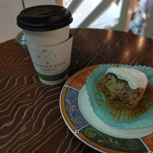 Great, hot coffee and their baked goods are a must have.