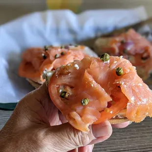 Smoked Salmon Bagel