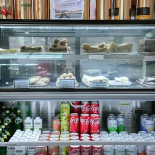 Drinks and baked goods