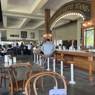 Love that they kept the old stand!