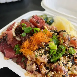Spicy Ahi &amp; Shoyu Limu Ahi