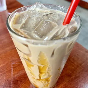 Caramel iced coffee