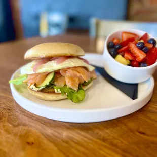 Smoked Salmon Sandwich