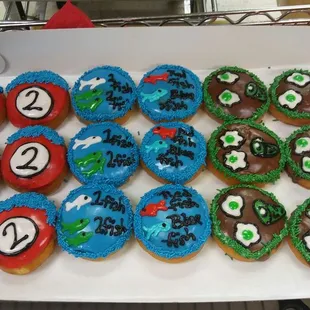 a box of cupcakes