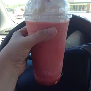 Strawberry banana smoothie