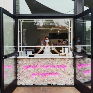 The new take out window is here! Order ahead at lavendertogo.com!