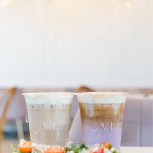Lavender Milk Tea &amp; Lavender Latte
