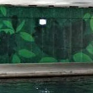 Morning Magnolias by Barbara Stahl (2011) beneath the Ohio St overpass along the canal