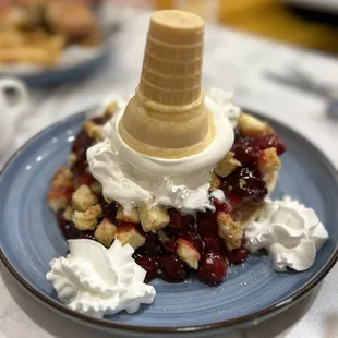 Pancakes and ice cream? Yes please!!