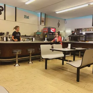 Interior with vintage photo filter