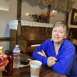 Latte and a happy girl