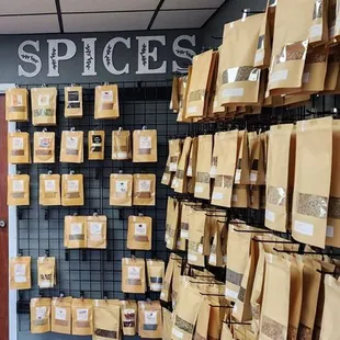Spice section at the far wall