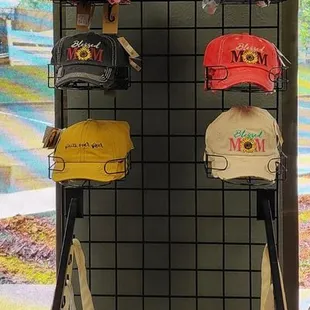 Reusable bags and hats for purchase