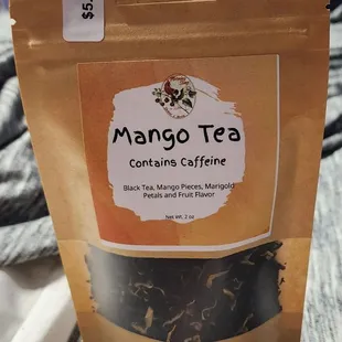 Mango Tea, can't wait to try it.