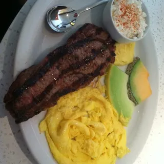 Skirt Steak and Eggs