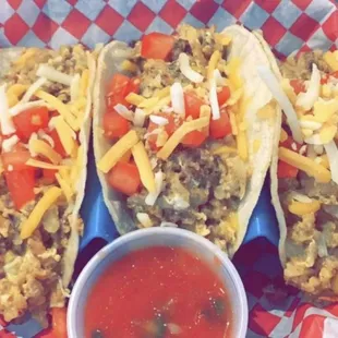 Breakfast Tacos! Delish!