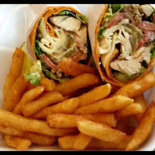 Baha chicken wrap