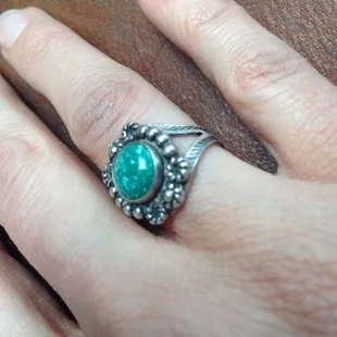 My new favorite turquoise ring