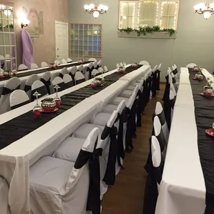 Our reception room decor