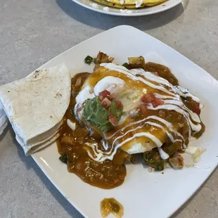 Green Chile Chicken Hash