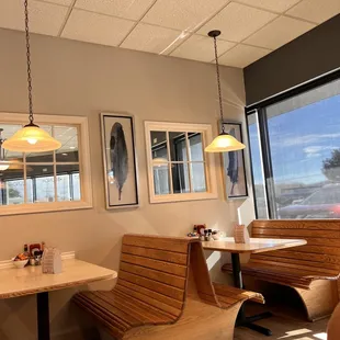 Clean, welcoming interior