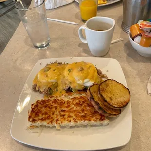 Green Chile Benedict. Oh yeah!