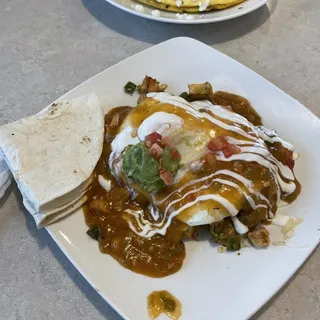 Green Chile Chicken Hash