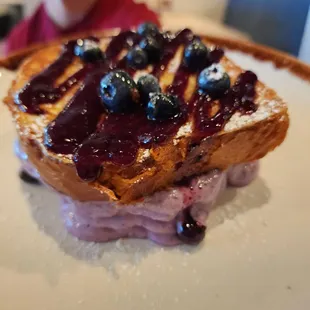 Stuffed Blueberry French Toast