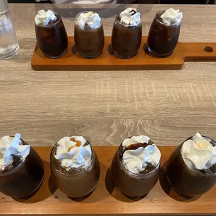 Iced coffee flight!!